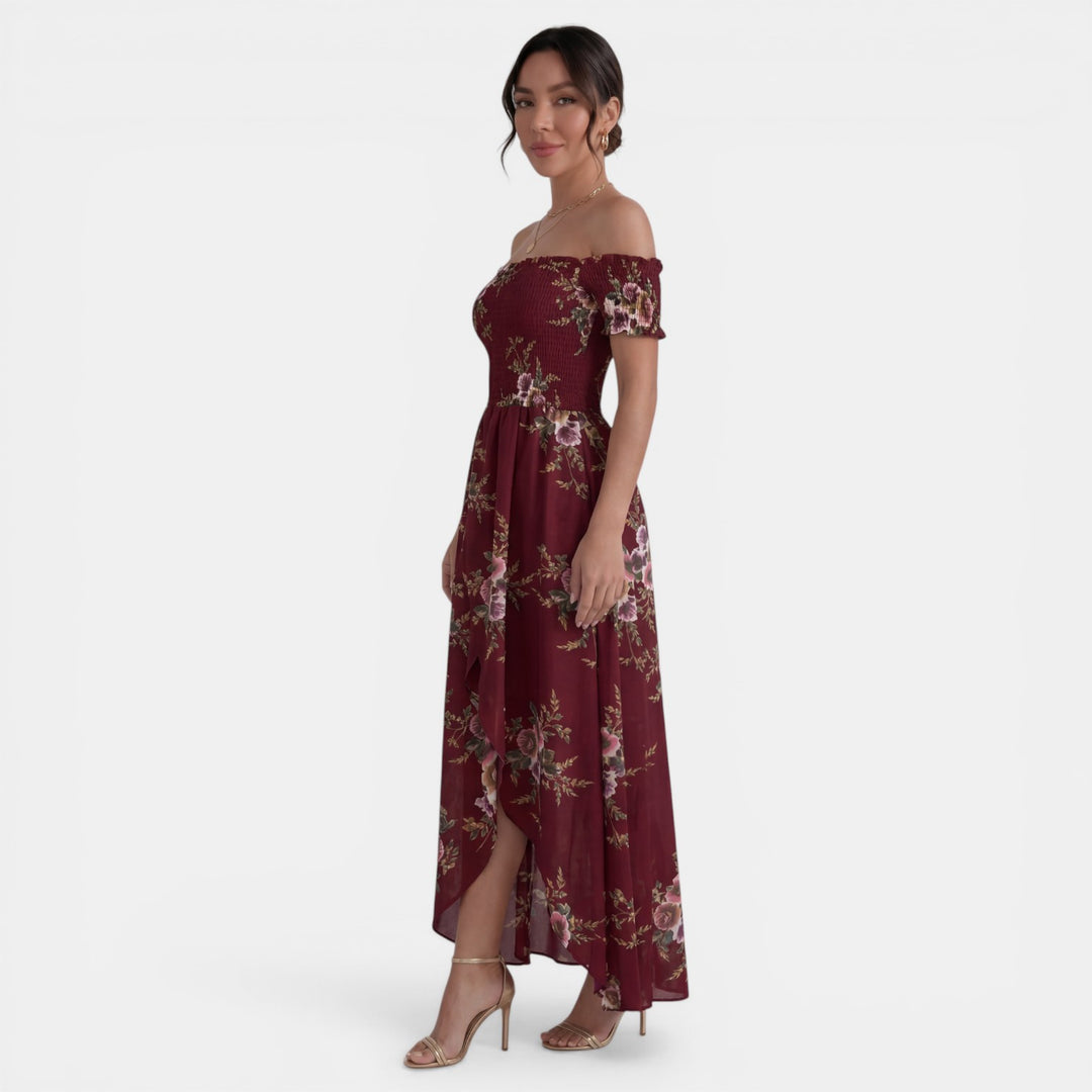 Vestido Maxi Boho Floral Mujer