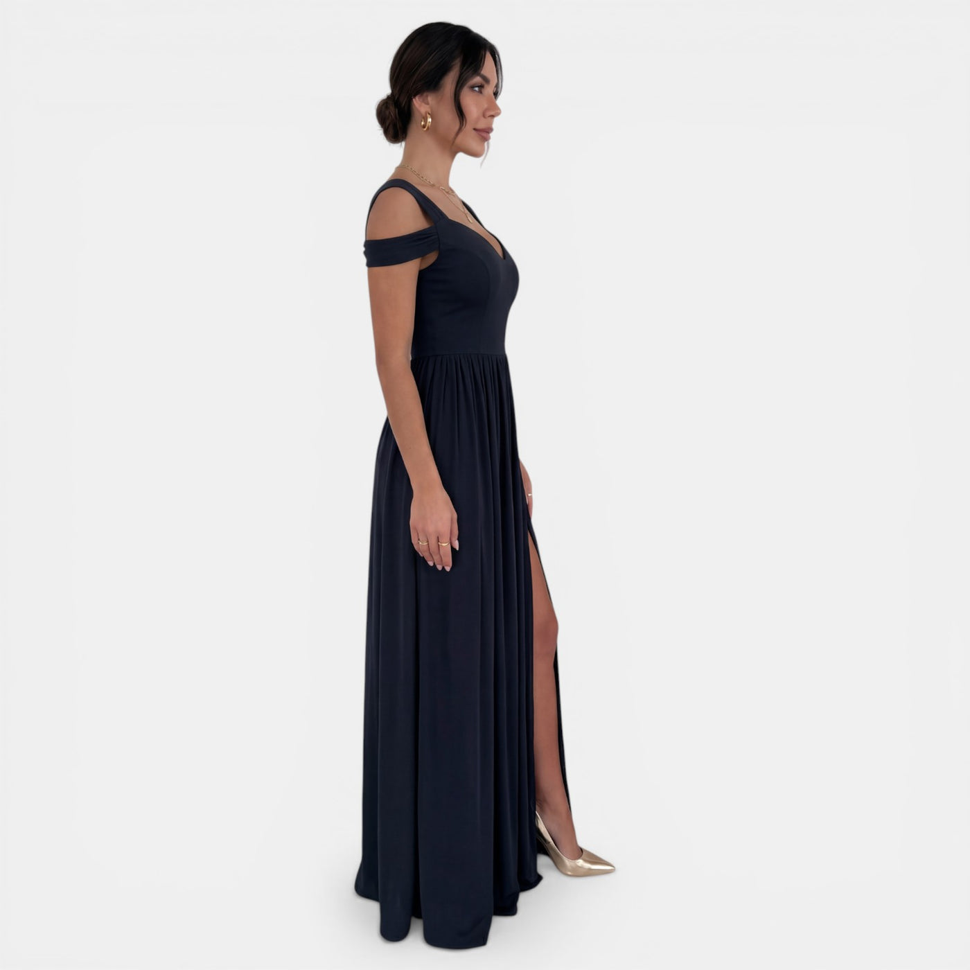 Women's Boho Maxi Dress with Thin Straps