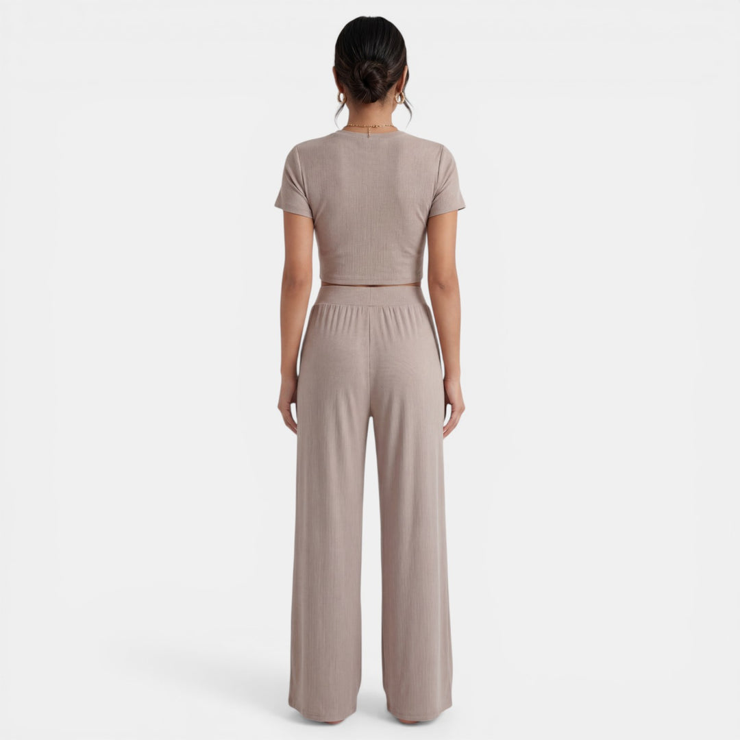 Conjunto Mujer Verano Camiseta y Pantalón