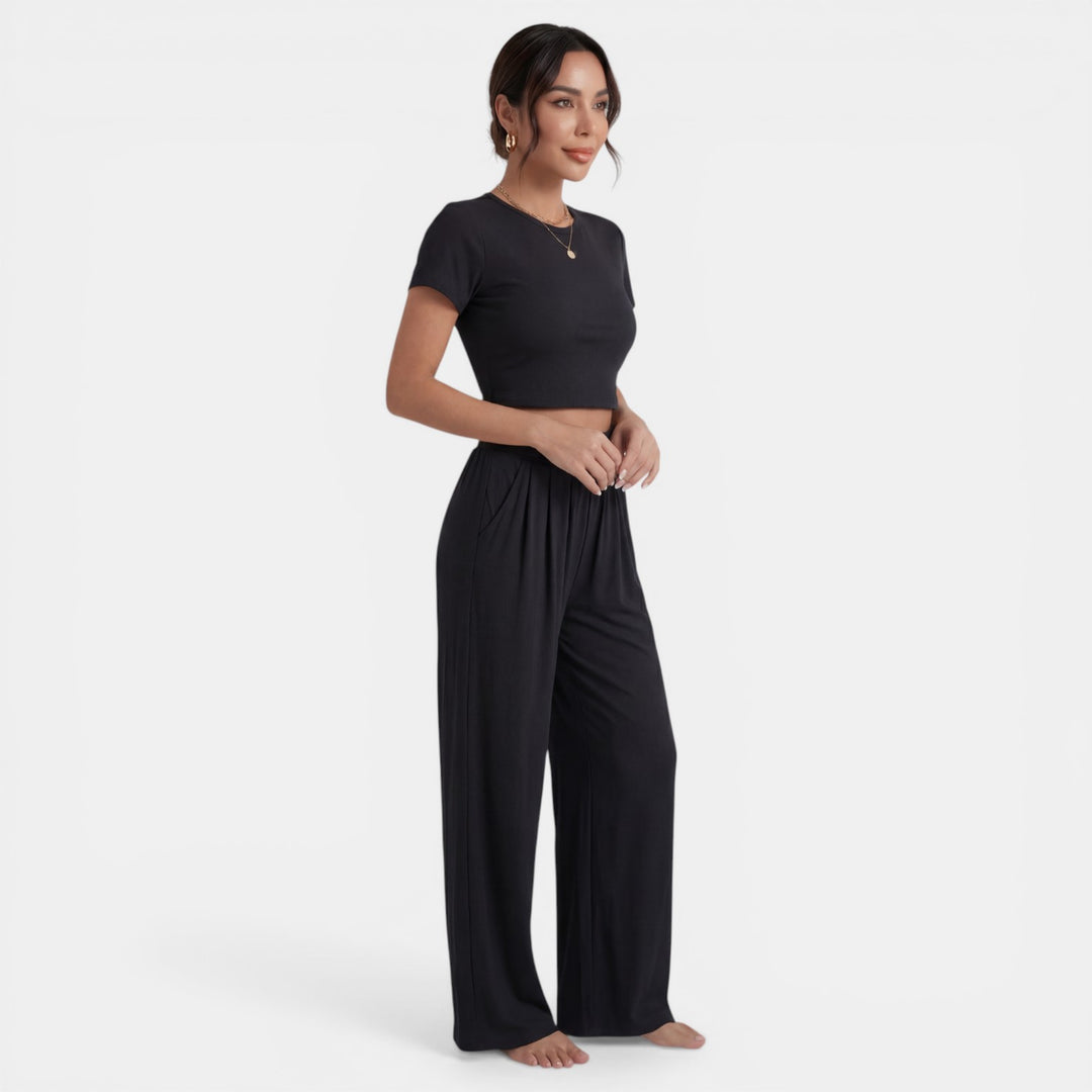 Conjunto Mujer Verano Camiseta y Pantalón