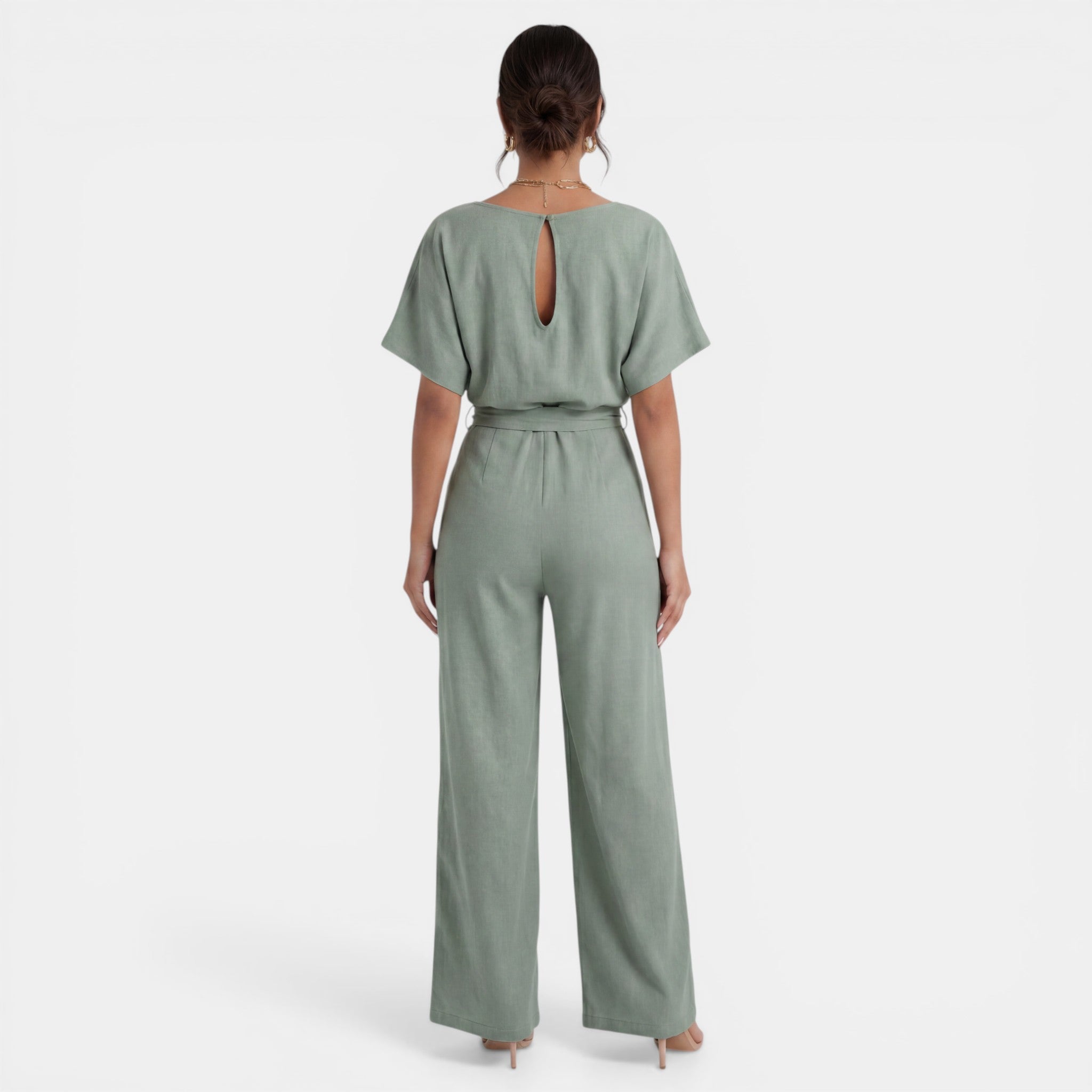 Mono Corto Mujer Verano con Botones