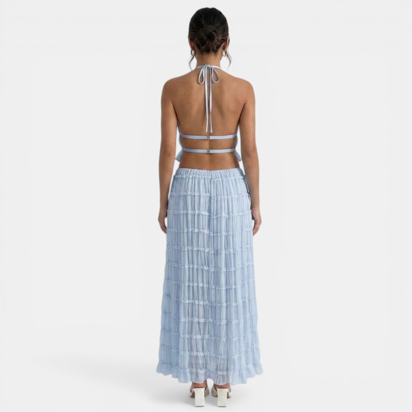 Conjunto Halter Mujer Verano Elegante
