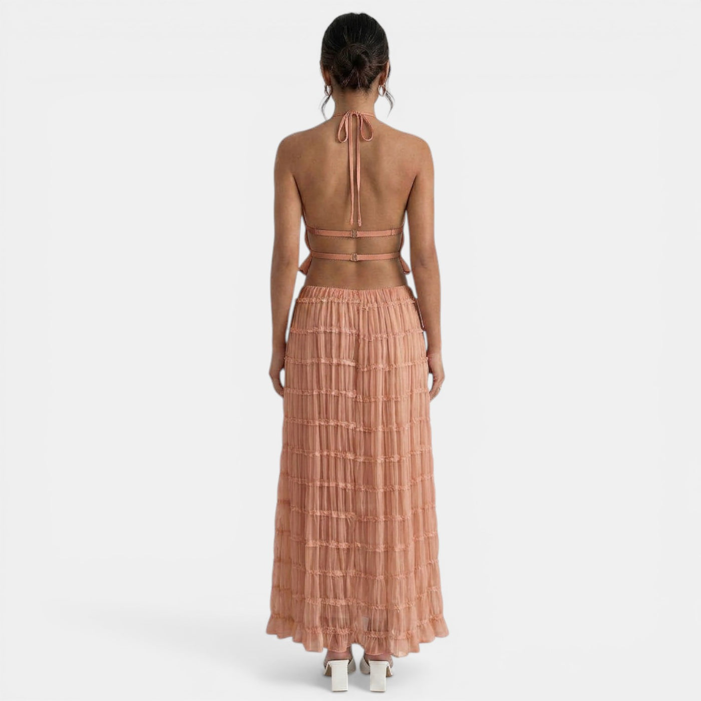 Conjunto Halter Mujer Verano Elegante