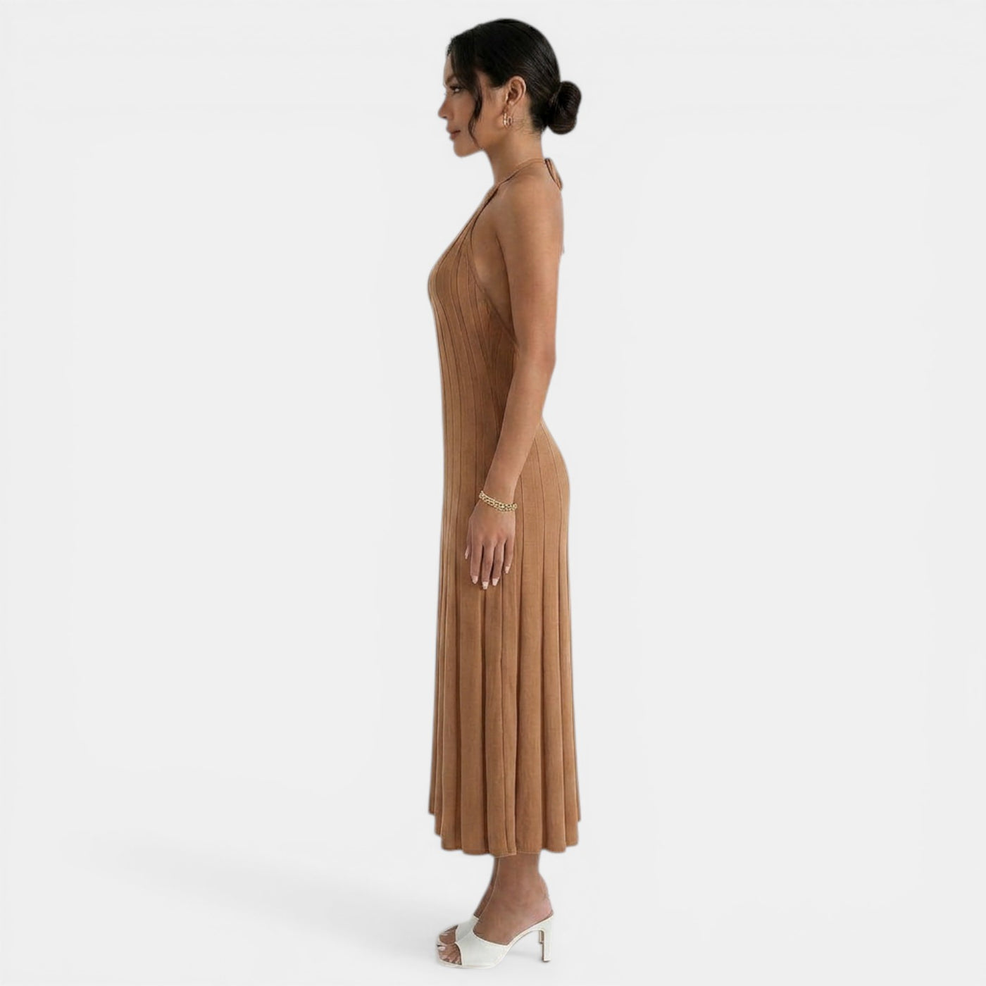 Vestido Midi Punto Mujer Verano