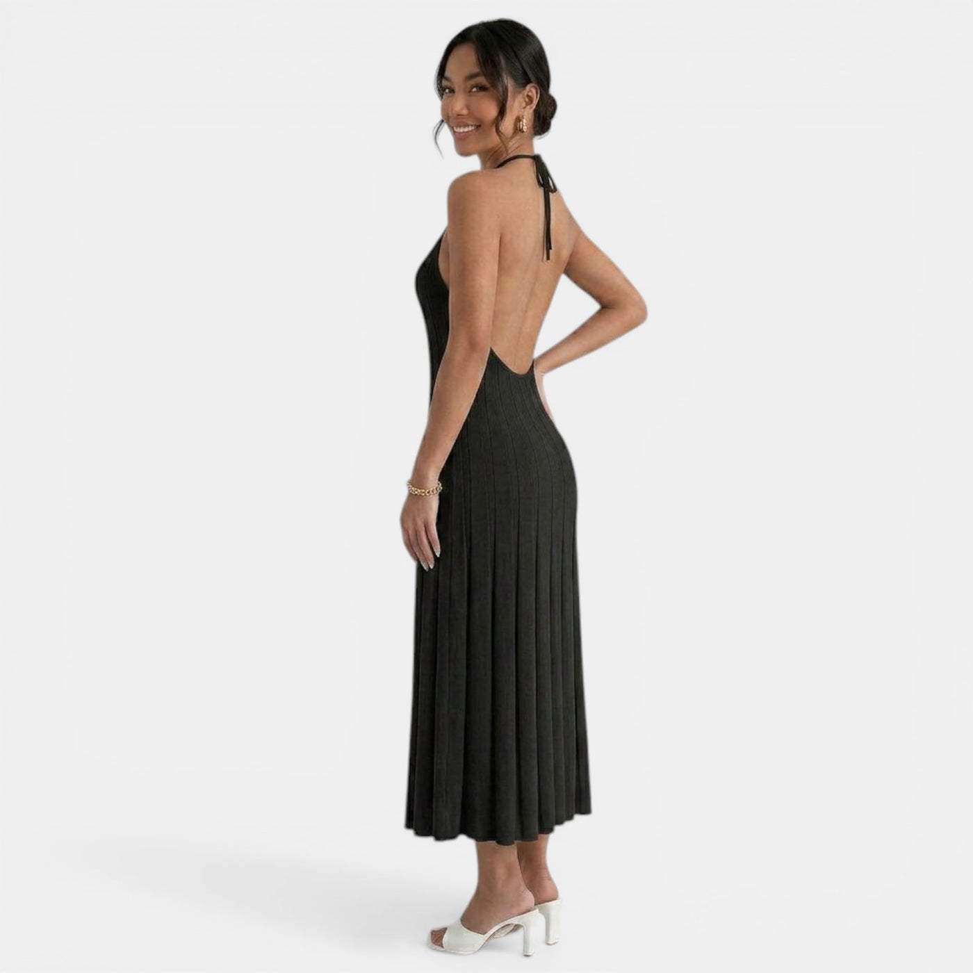 Vestido Midi Punto Mujer Verano
