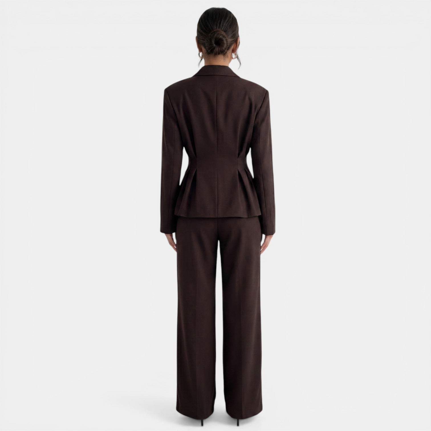 Conjunto Blazer Pantalón Marrón