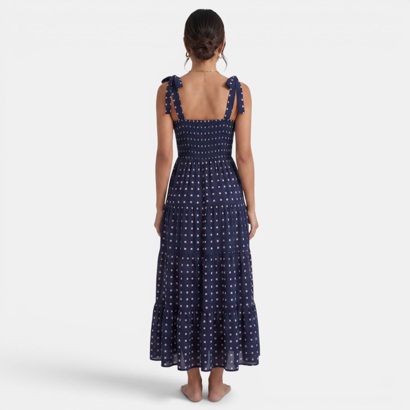Women's Geometric Print Midi Dress