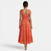Women's Geometric Print Midi Dress