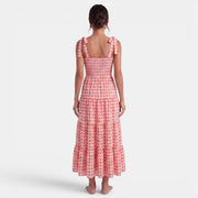 Women's Geometric Print Midi Dress