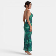 Women's Open-Back Summer Maxi Dress