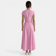 Vestido Maxi Elegante Dos Piezas