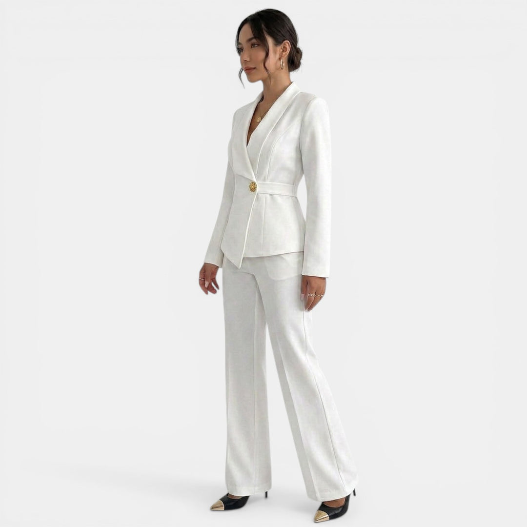 Conjunto Mujer Blanco Elegante
