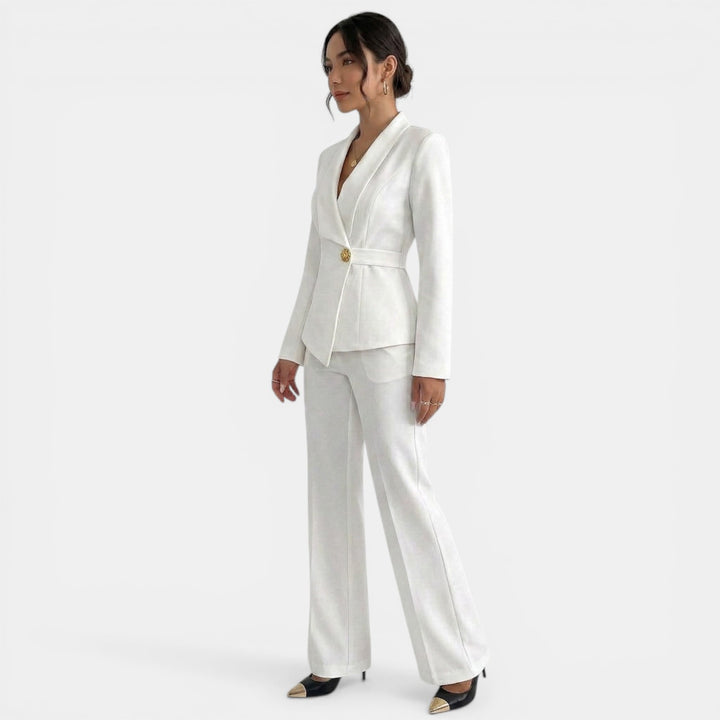 Conjunto Mujer Blanco Elegante