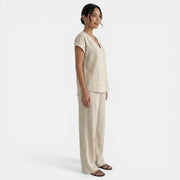 Women's Linen Summer Pant Set