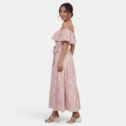 Women's Boho Off-the-Shoulder Dress