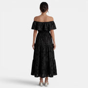 Women's Boho Off-the-Shoulder Dress