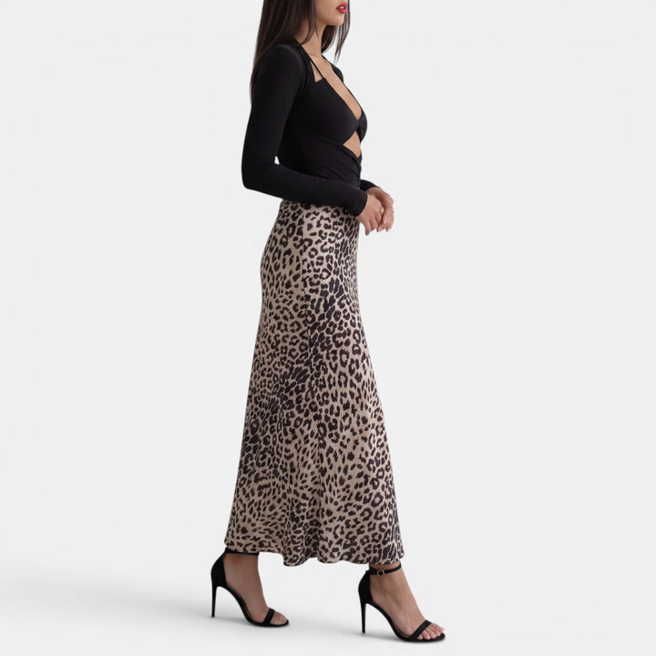 Falda Mujer Leopardo Cola de Sirena