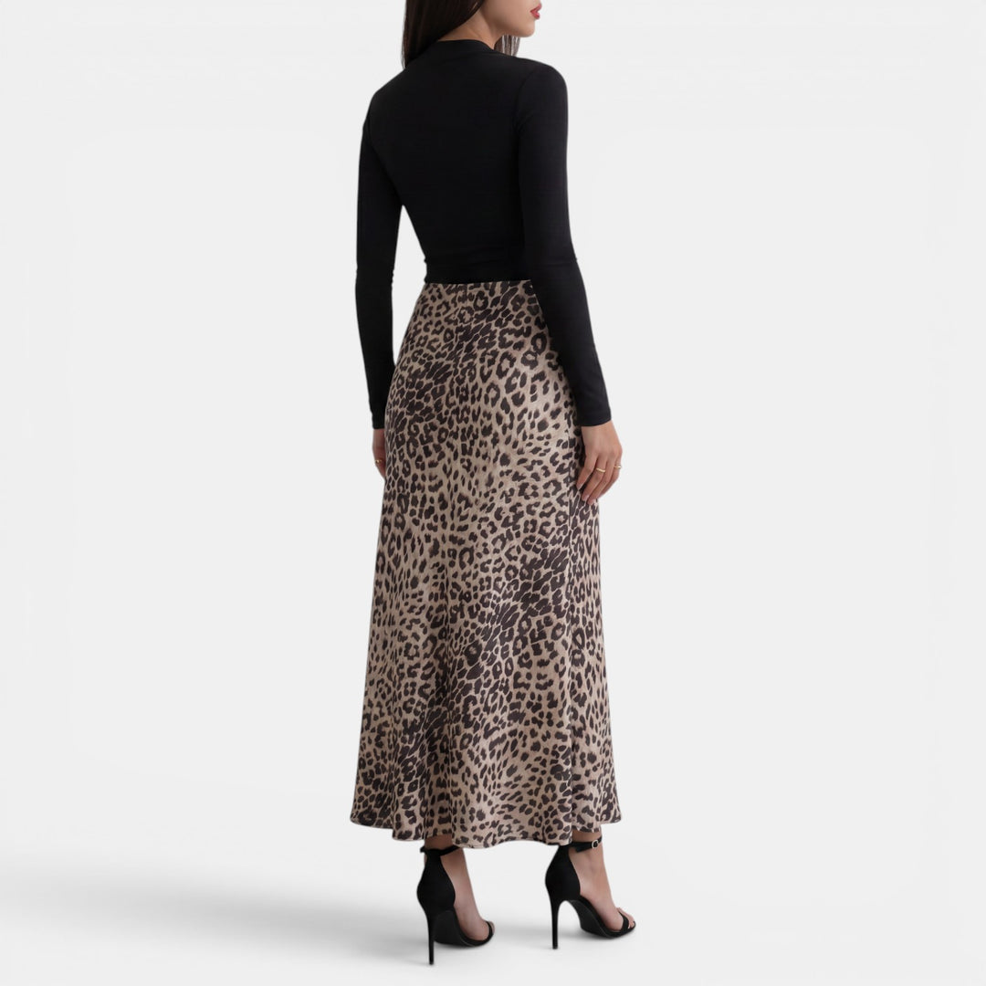 Falda Mujer Leopardo Cola de Sirena