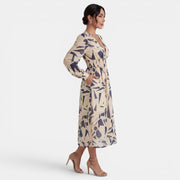 Women's Printed Boho Midi Dress