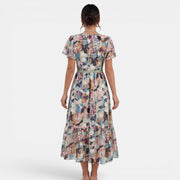 Women's Summer Floral Midi Dress