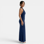 Women's Elegant Halter Maxi Dress