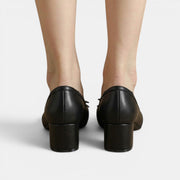 Women's Leather Mid-Heel Sandals