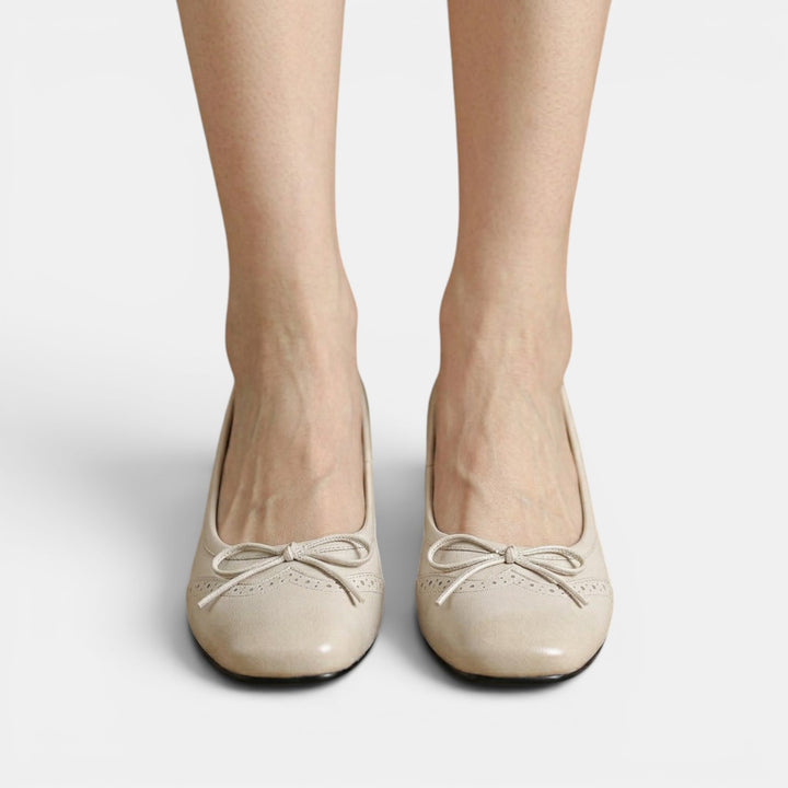 Sandalias Mujer Piel Tacón Medio