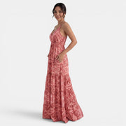Women's Summer Boho Maxi Dress with Straps