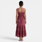 Women's Summer Boho Maxi Dress with Straps