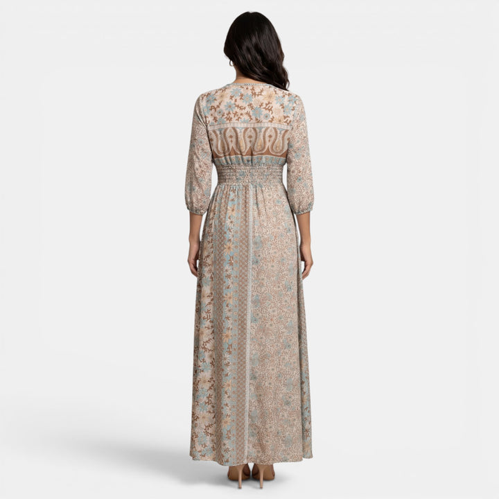 Vestido Maxi Boho Mujer Paisley