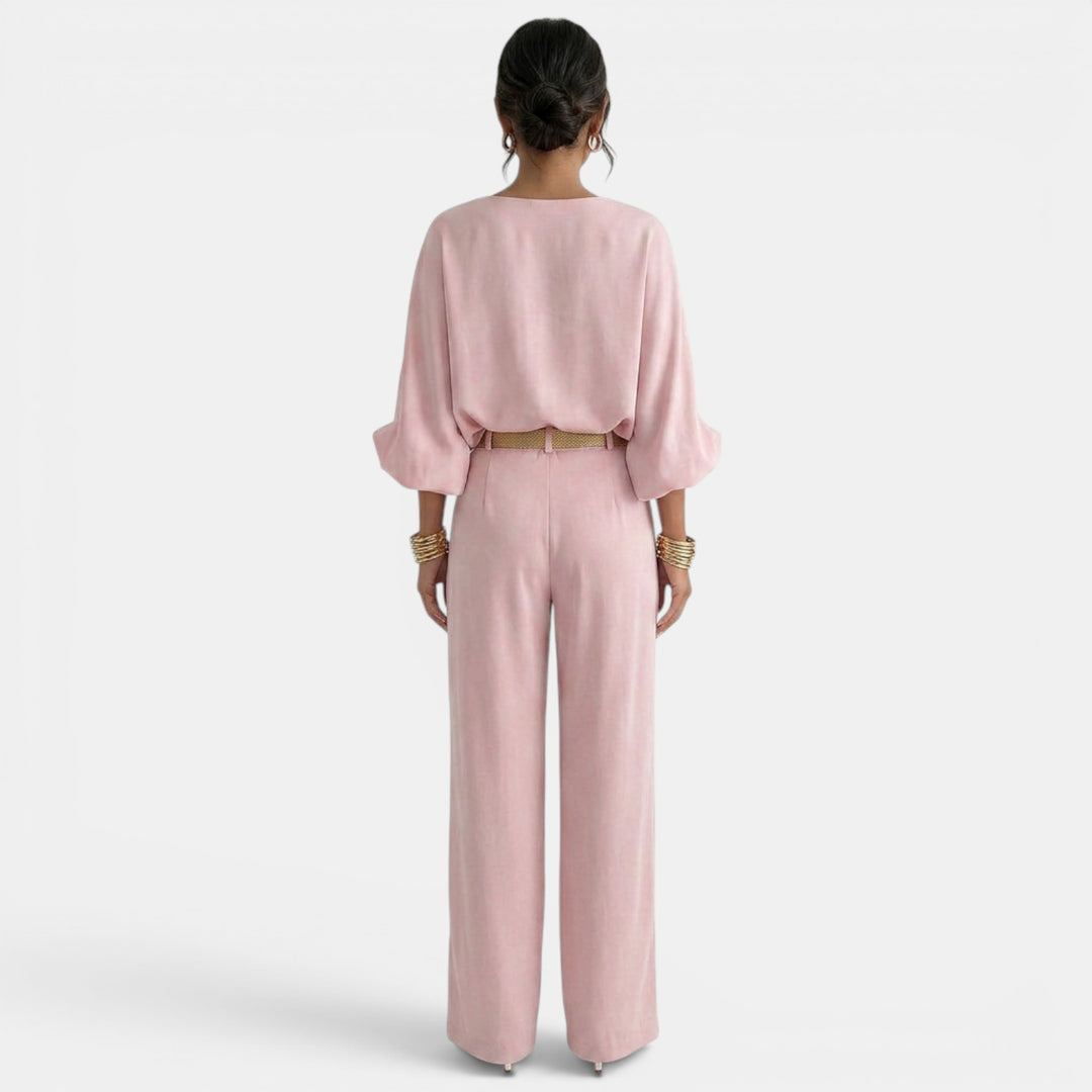 Conjunto Pantalón Lino Verano Mujer