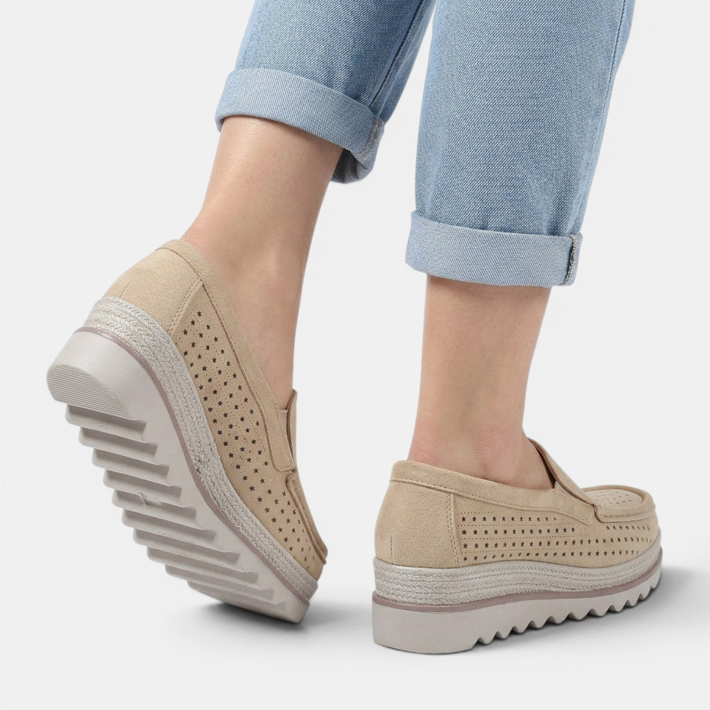 Zapatos Ortopédicos Mujer Cuña Plataforma