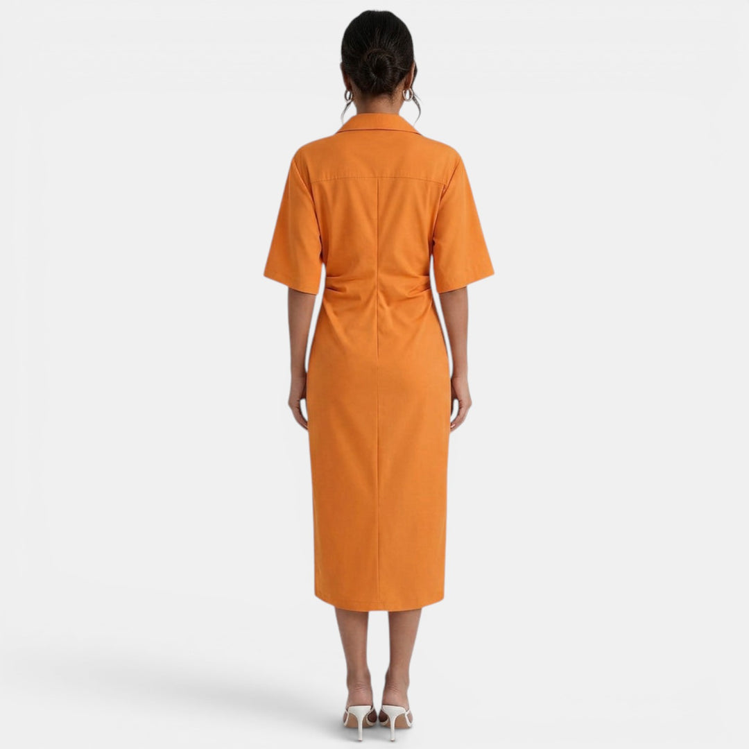 Vestido Midi Camisero Elegante