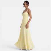 Long Yellow Guest Dress