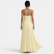 Long Yellow Guest Dress