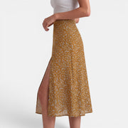 Women's Fitted Floral Skirt