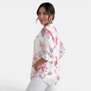 Blusa Mujer Floral Colorida Manga Larga