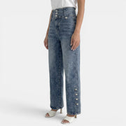 Women's High Waisted Wide Leg Jeans