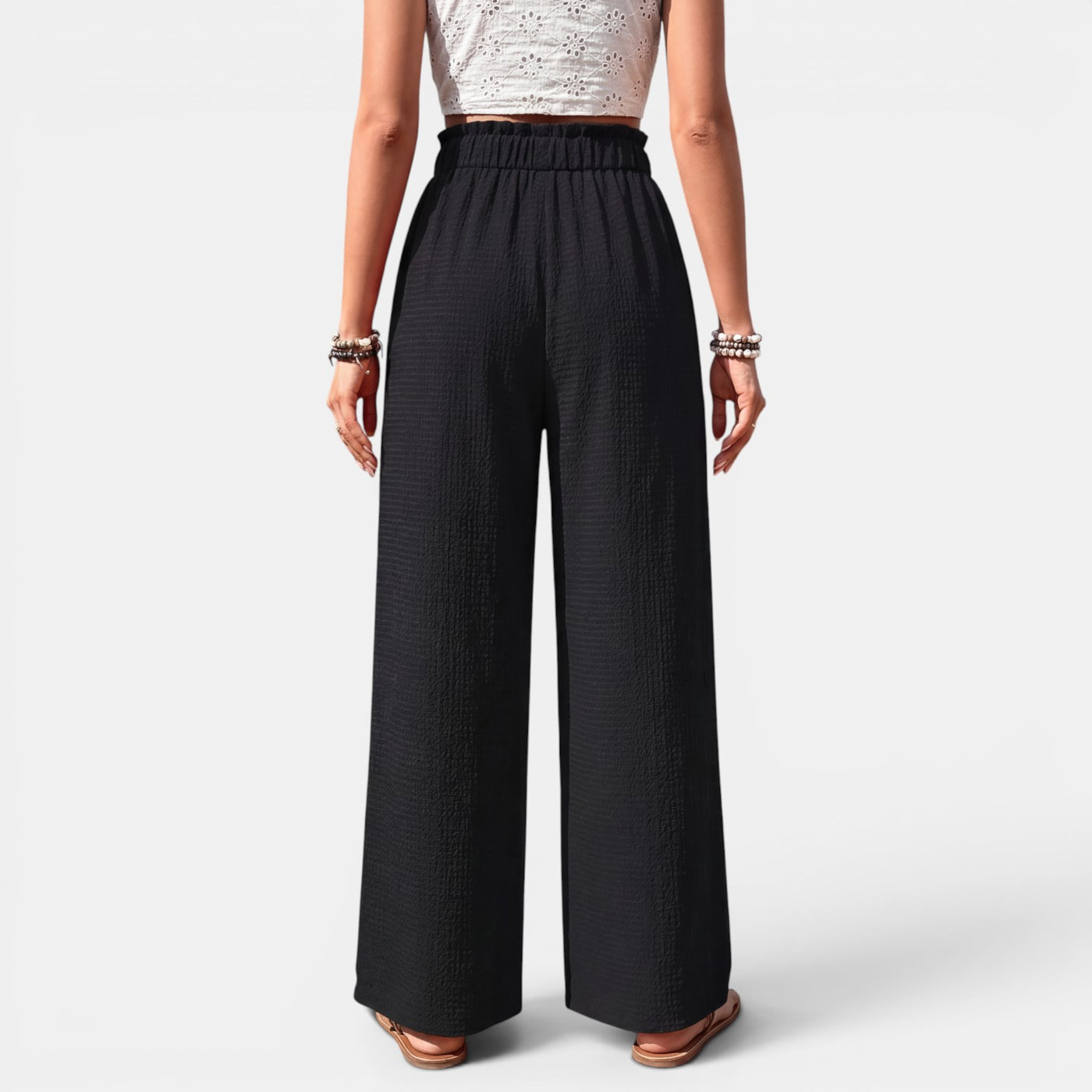 Women's Wide Leg Plaid Pants