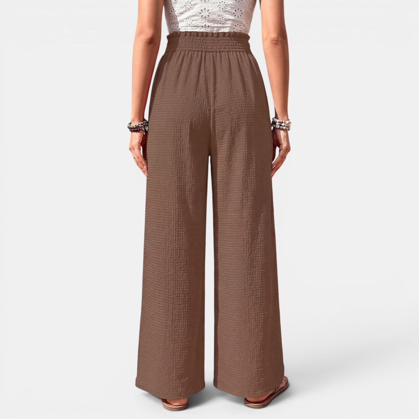 Women's Wide Leg Plaid Pants