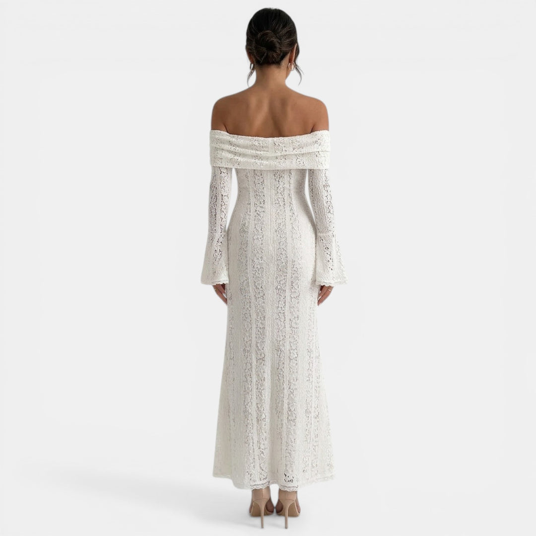 Vestido Maxi Encaje Mujer