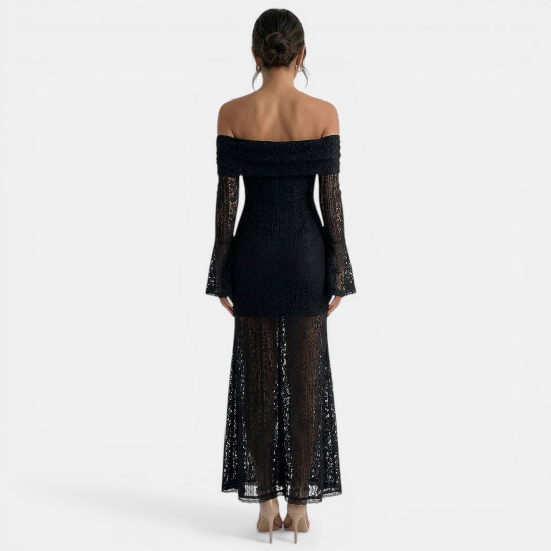 Vestido Maxi Encaje Mujer