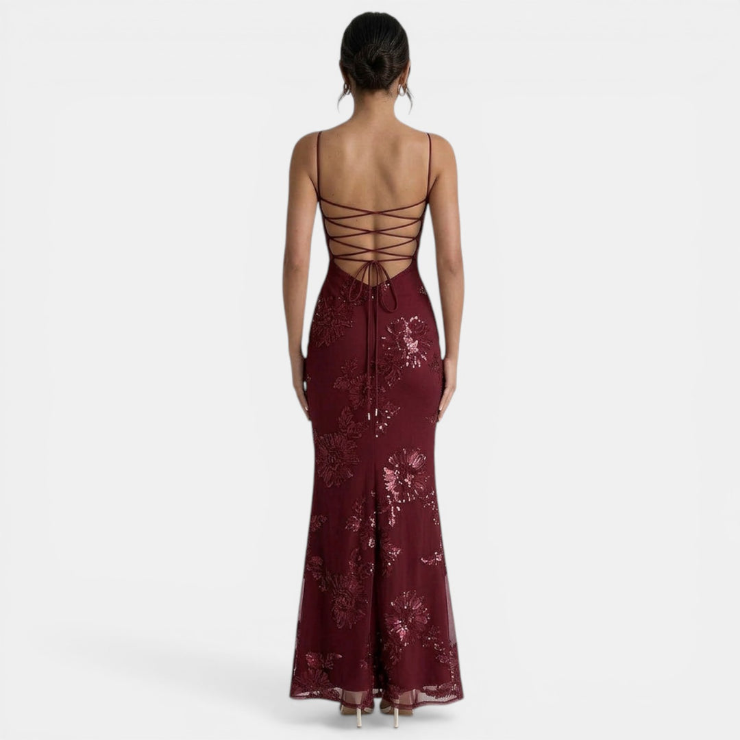 Vestido Maxi Bodycon Flores