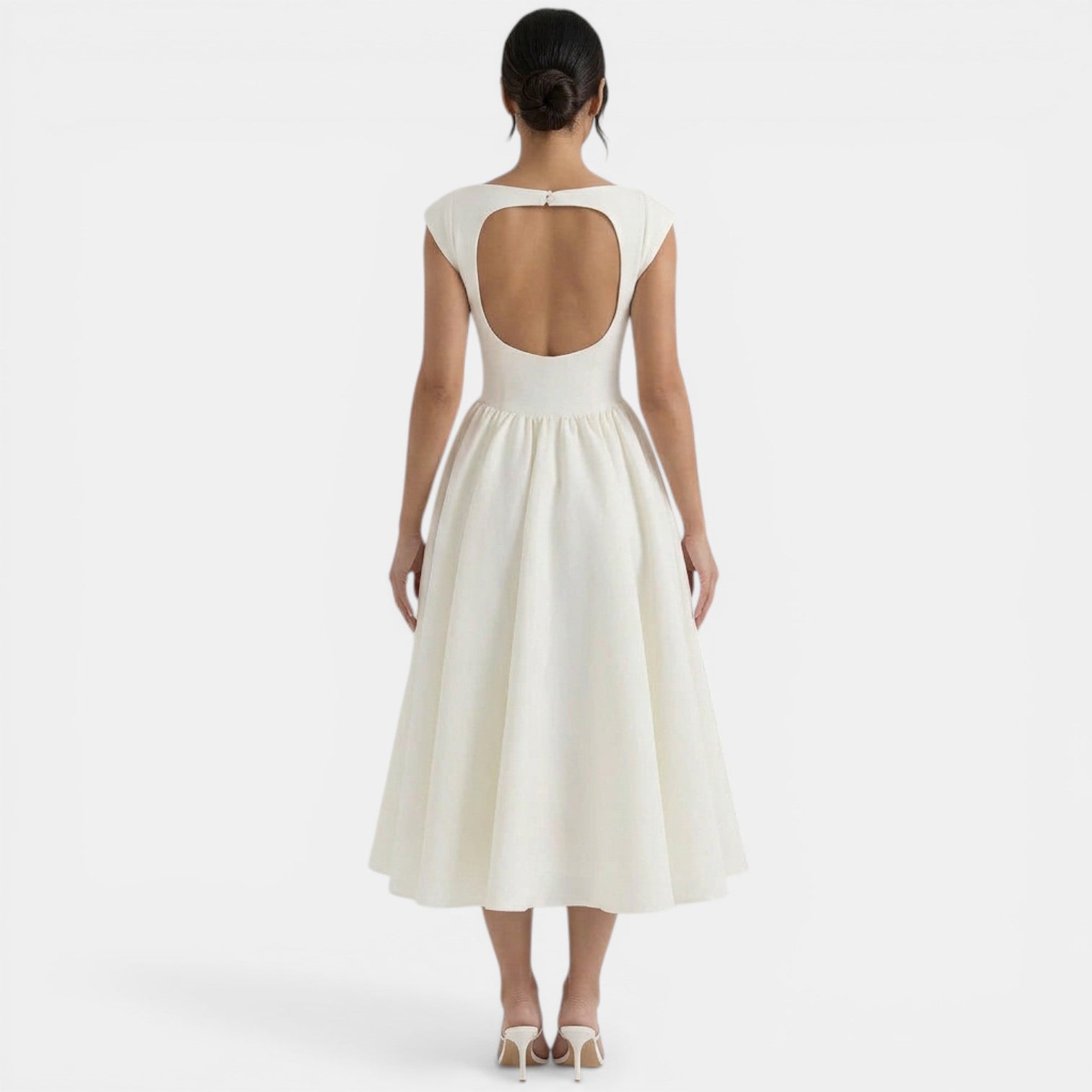 Vestido Midi Mujer Elegante