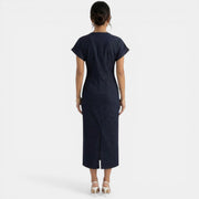 Women's Denim Midi Dress