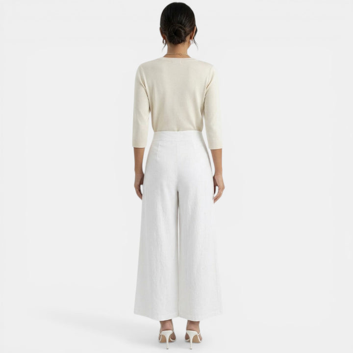 Pantalones Lino Mujer Elegantes