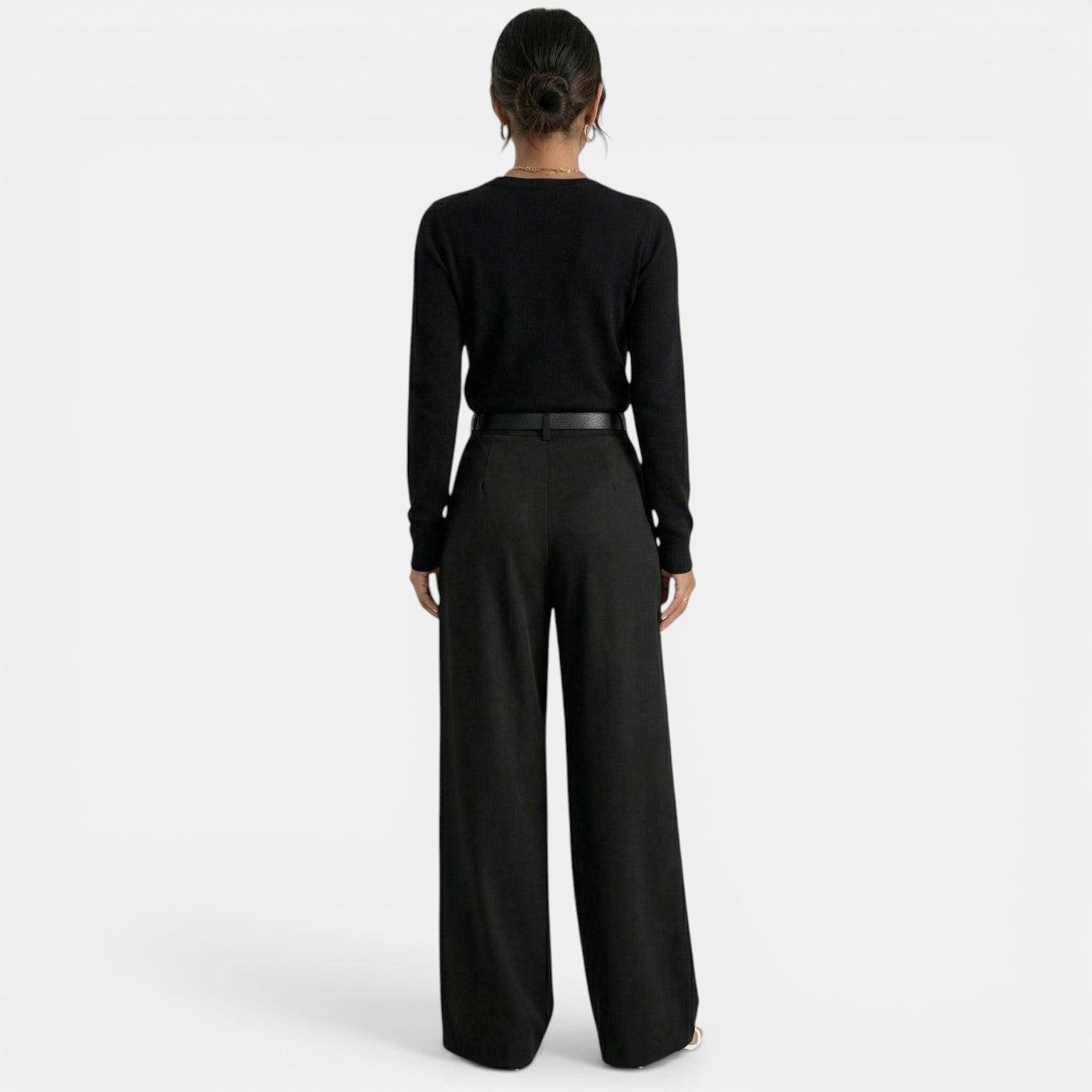 Women's Elegant High-Waisted Trousers