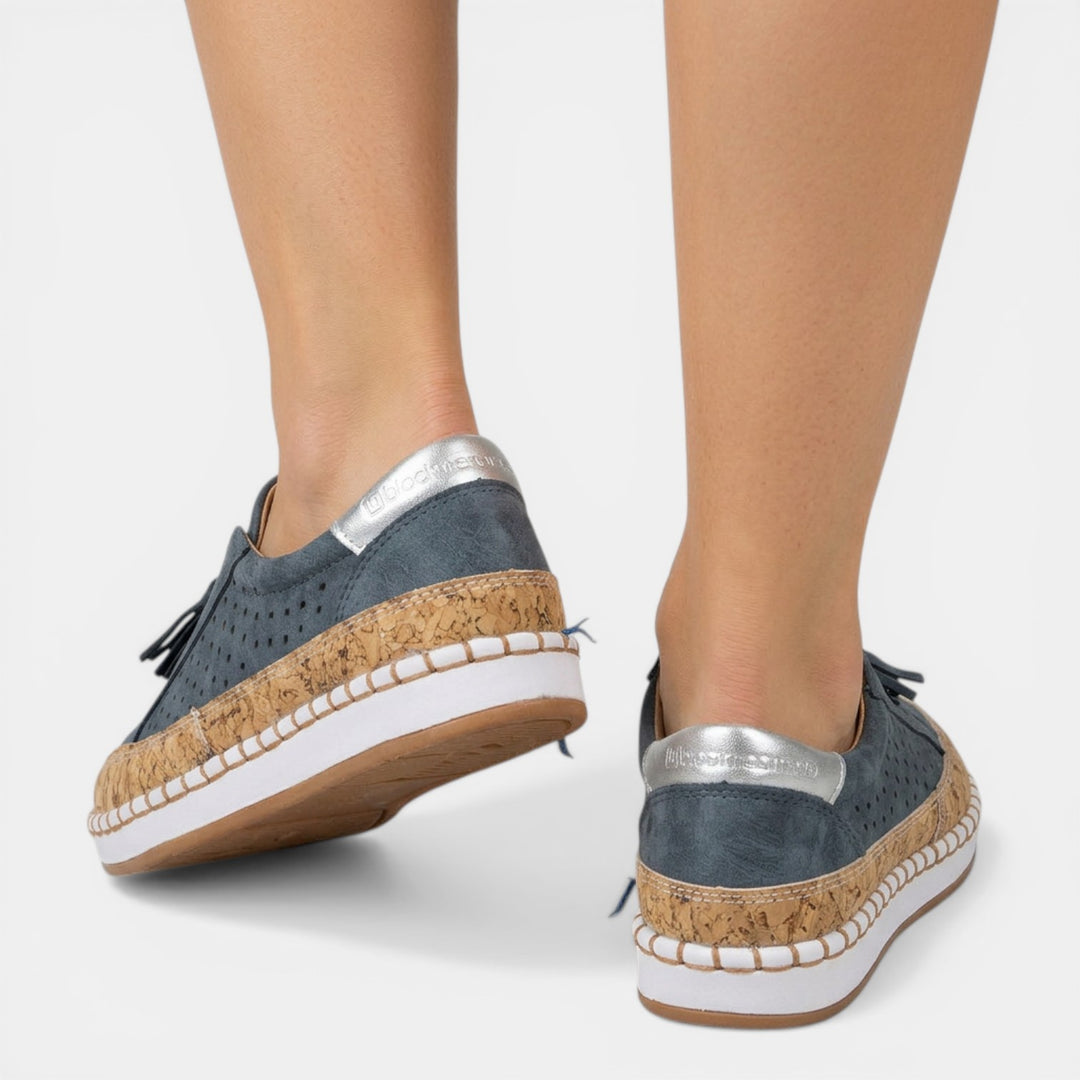 Mocasines Mujer Ortopédicos Flecos