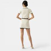 Conjunto Mujer Punto Beige