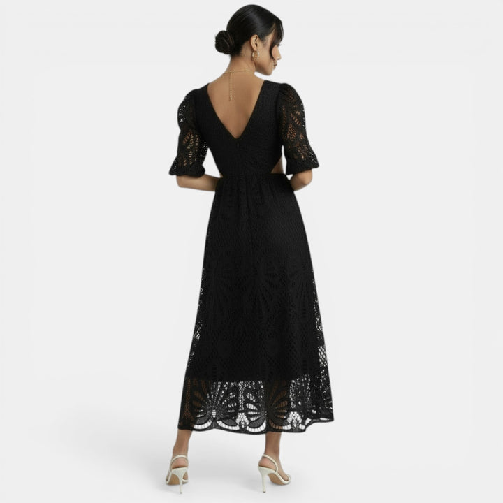 Vestido Encaje Elegante Mujer
